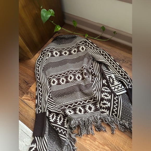 Maurices Brown and Cream Knit Cardigan - Picture 5 of 5